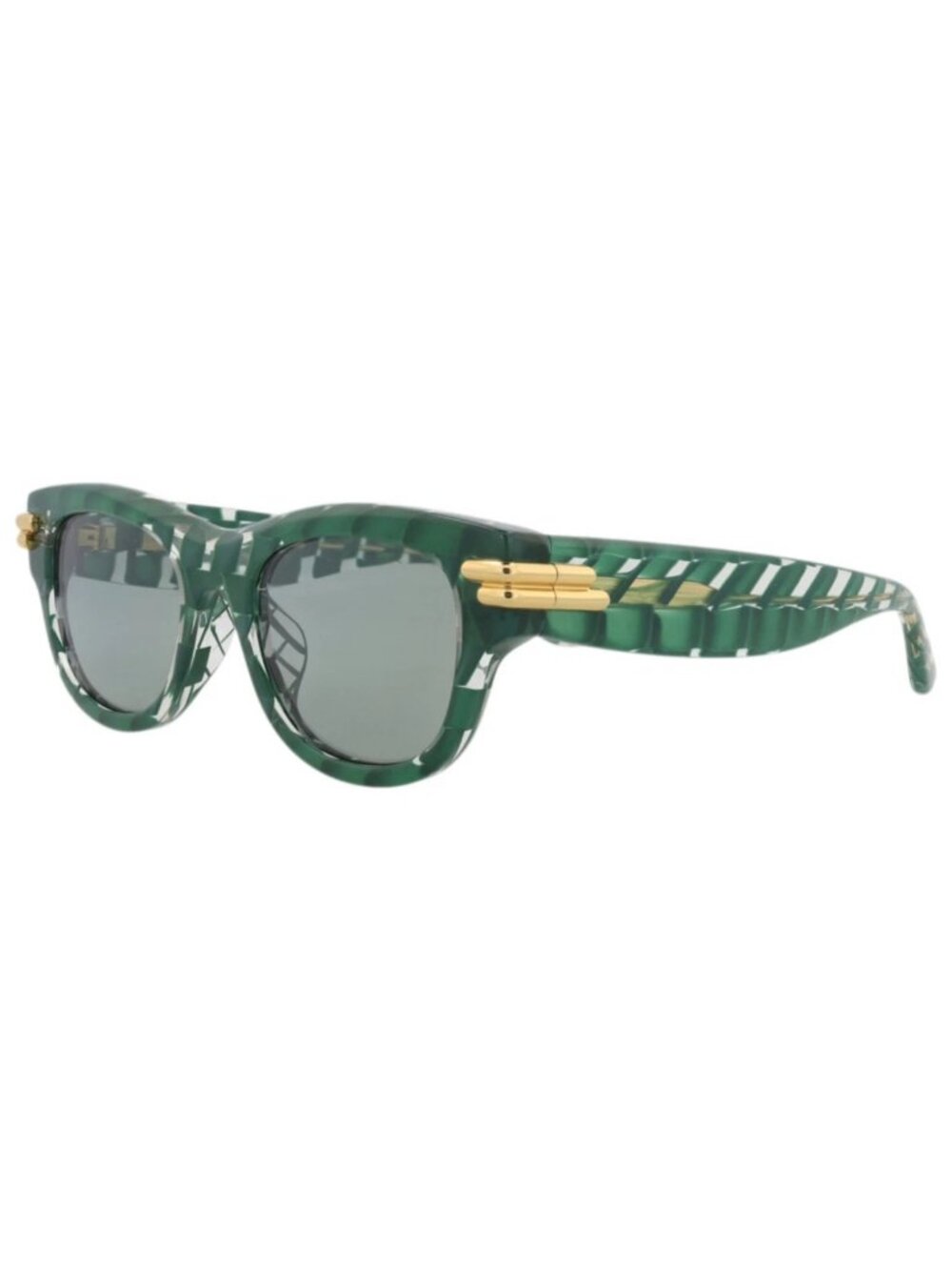 New Bottega Veneta Women's Sunglasses Square Rectangle Recycled Acetate Frame